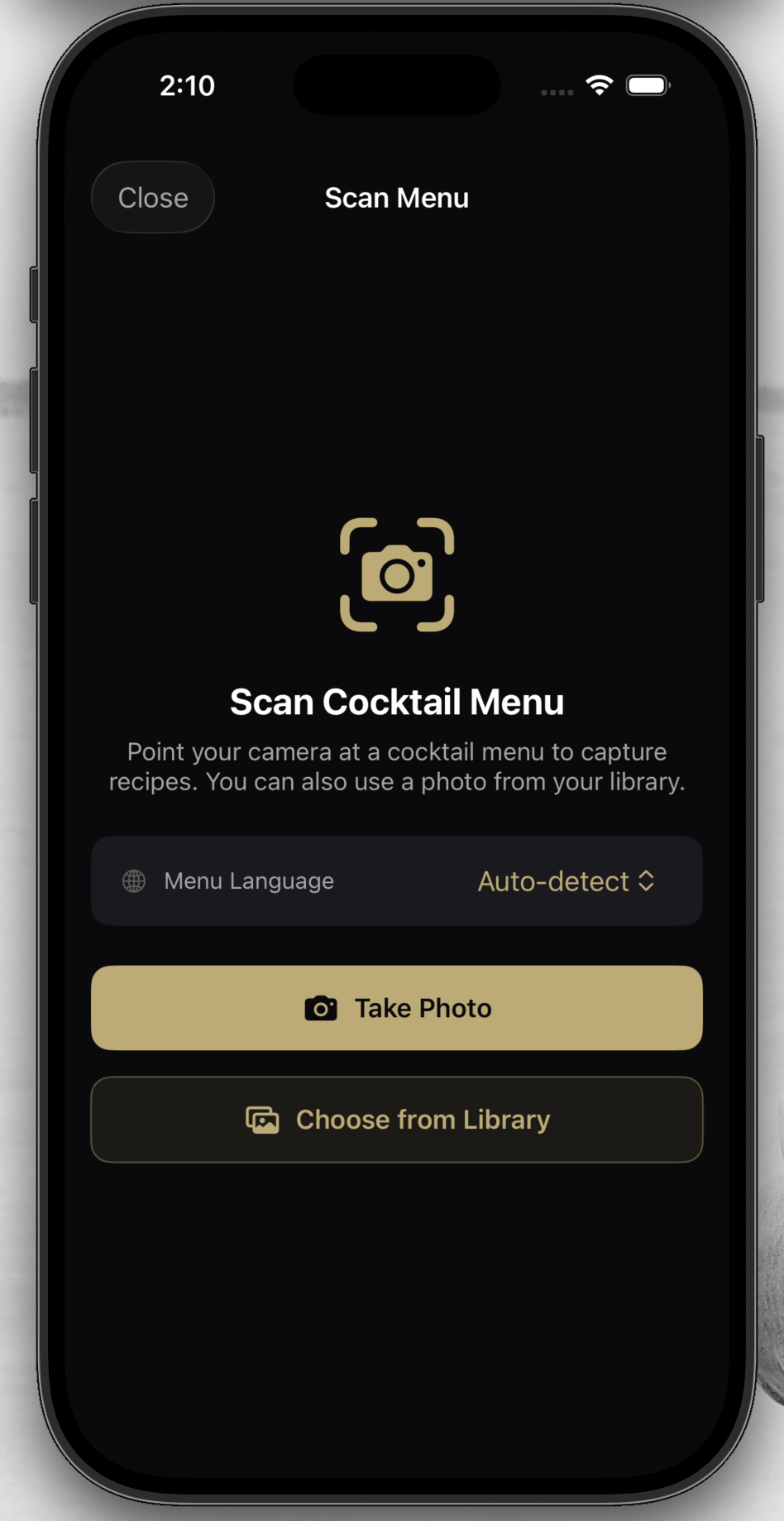 Picture Import Screenshot